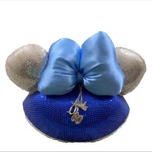 Disney Parks Disneyland 60th Anniversary Minnie Mouse Ear Cap Ear Hat